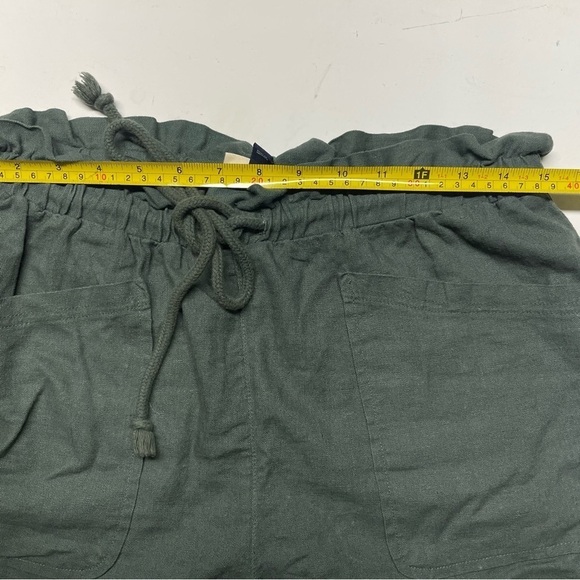 Universal Threads Linen Blend Paperbag Waist Shorts Size Medium - Picture 8 of 10